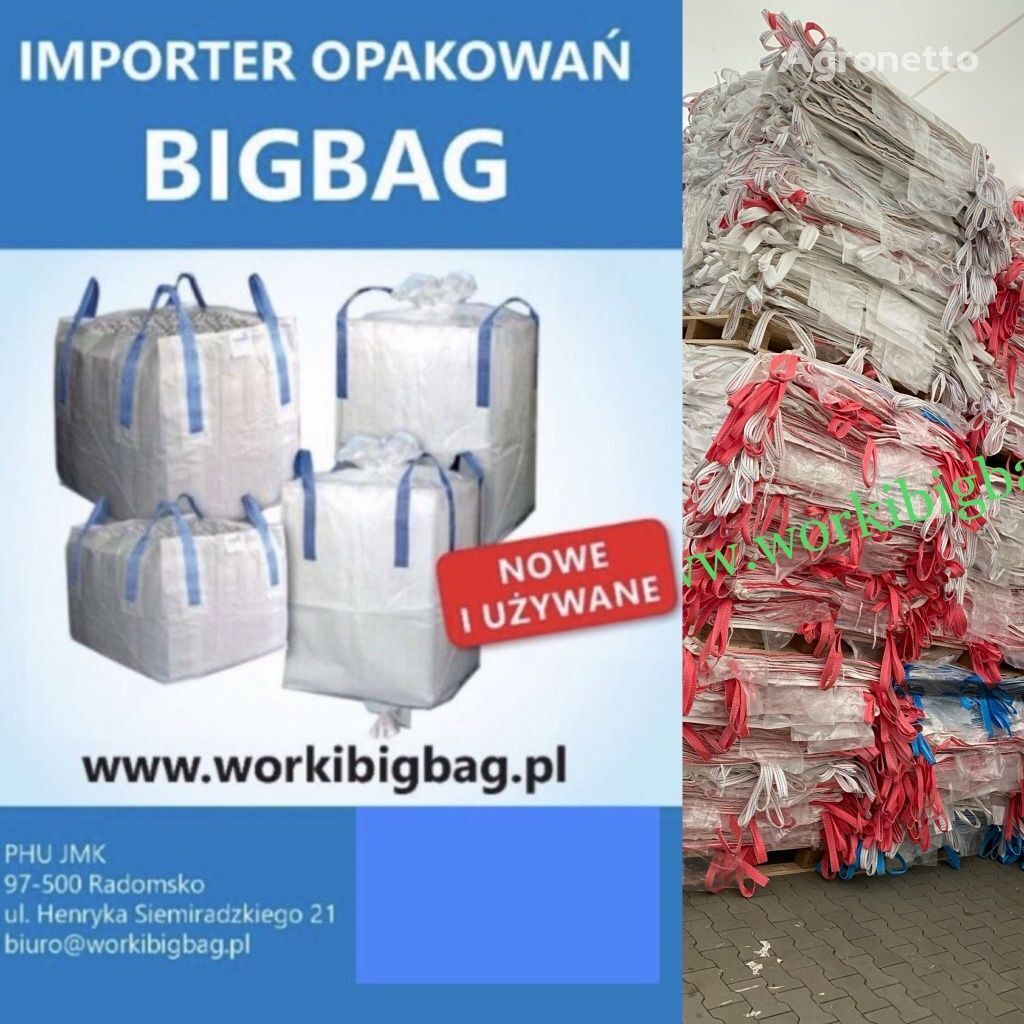 Worki big bag bagi 80x100x72 bigbag 500kg 750kg 1000kg