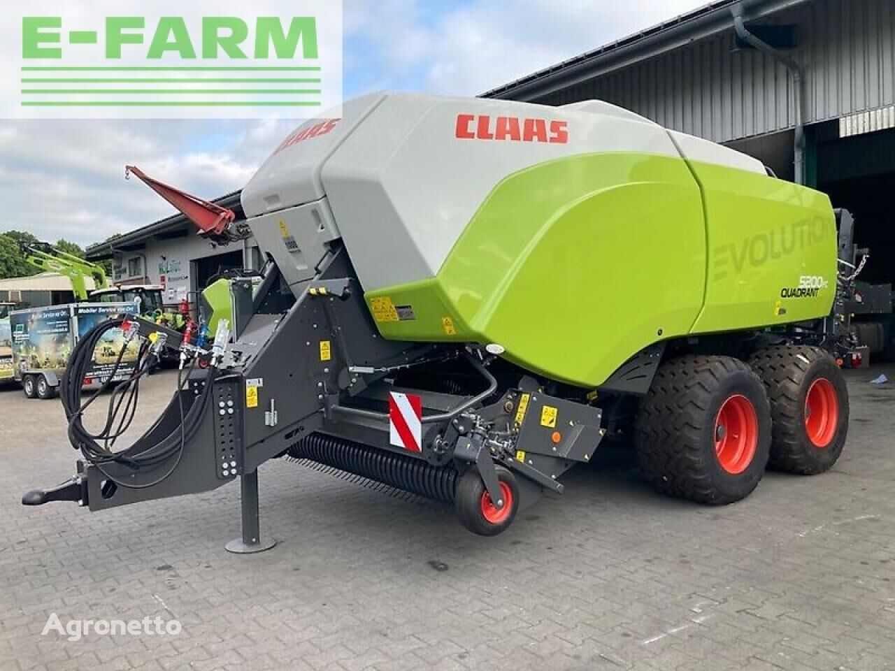 Claas quadrant 5200 evolution fc empacadora de pacas