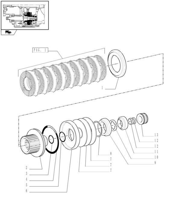 New Holland 5153328 buje de rueda para New Holland T6010 tractor de ruedas