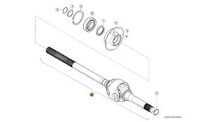 0006278350 palier para Claas Xerion 4000 tractor de ruedas